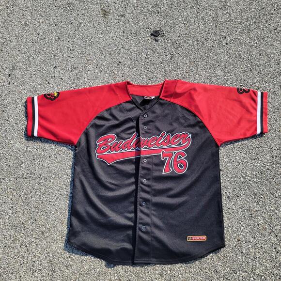 Budweiser 76 baseball jersey - Picture 1 of 6